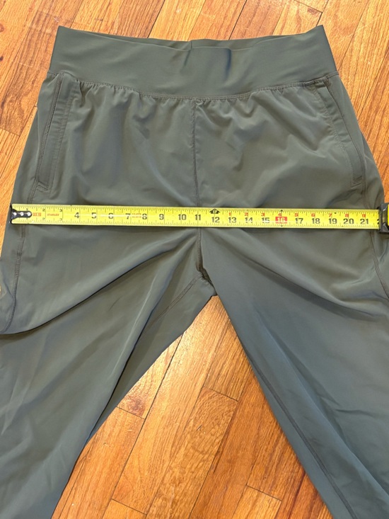 90 Degree By Reflex Olive Athletic Joggers with Elastic Cuffs - Picture 4 of 9
